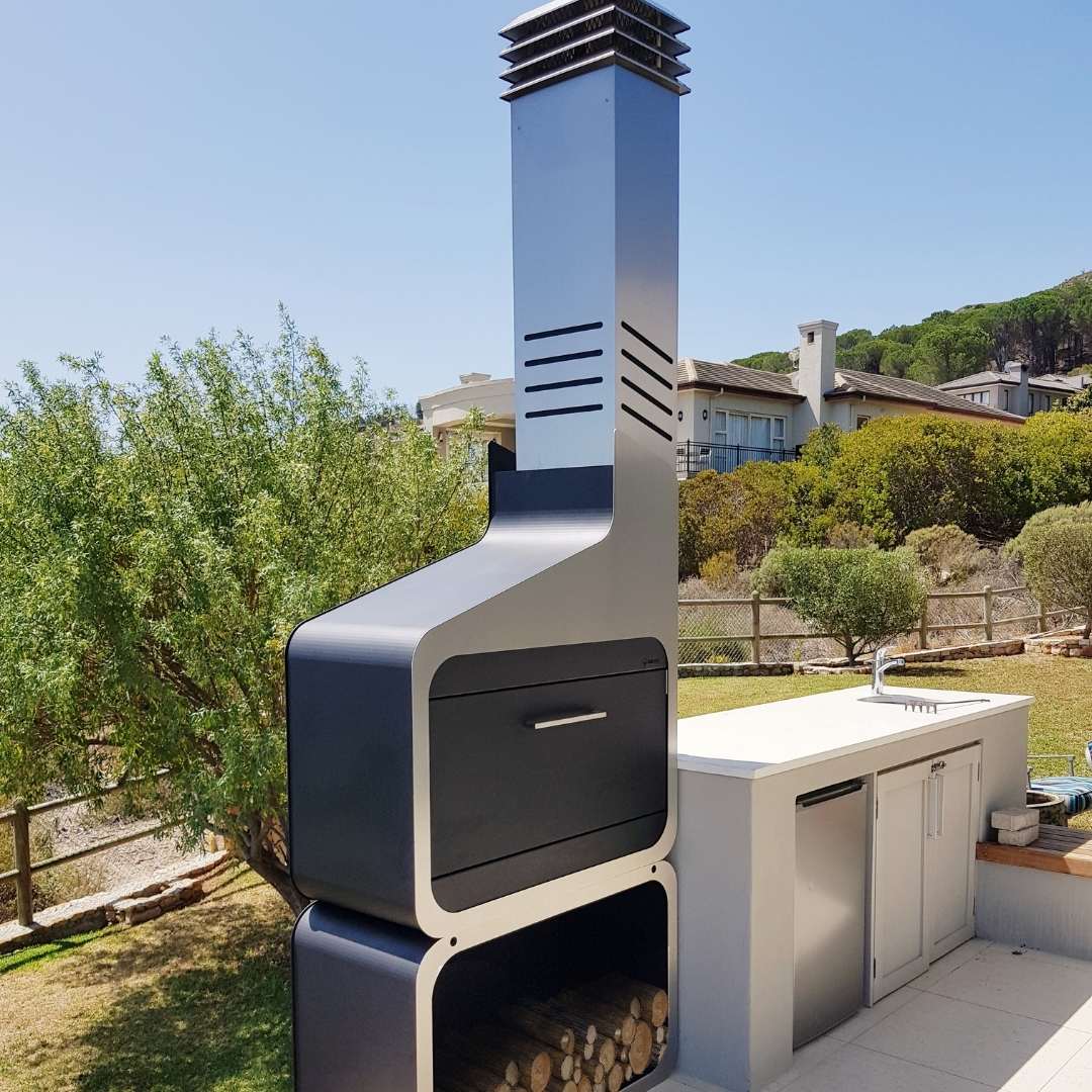 Modi Freestanding unit incl Log Box Fireboks Modi Freestanding unit incl Log Box Fireboks