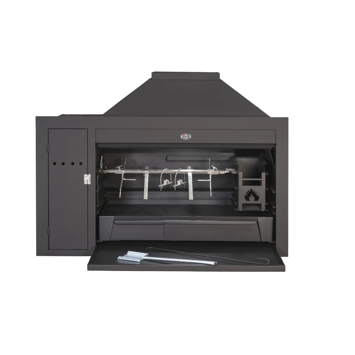 Home Fires Built-In Super Deluxe 1200mm Spit Braai