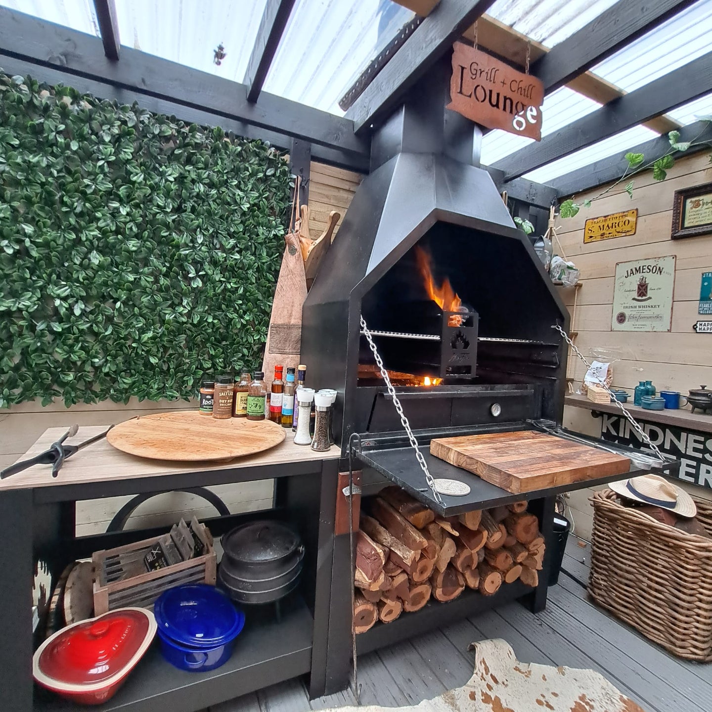 Home Fires Free Standing Super Deluxe- 1000mm – Fireboks
