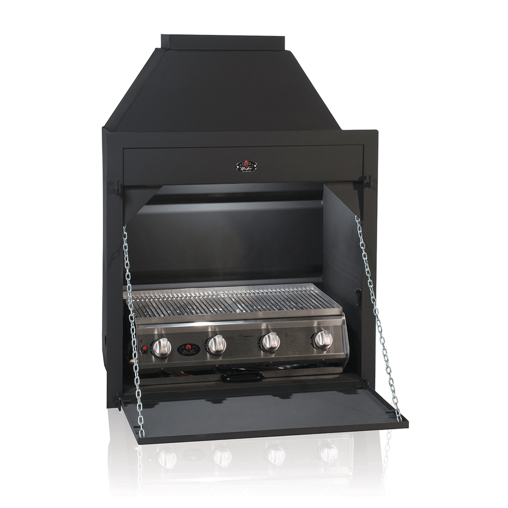 Built In Super Deluxe 800 Gas braai | Fireboks Braai BBQ