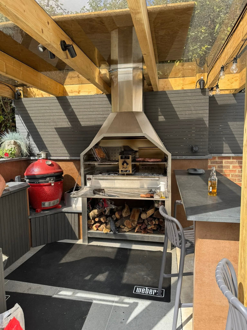 Home Fires Free Standing 304 Stainless Steel Braai – Fireboks