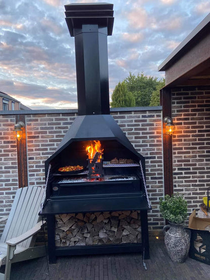 Home Fires Free Standing Super Deluxe Braai- 1200mm