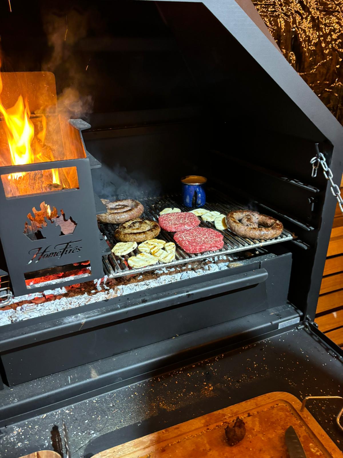 Home Fires Free Standing Super Deluxe Braai- 1200mm